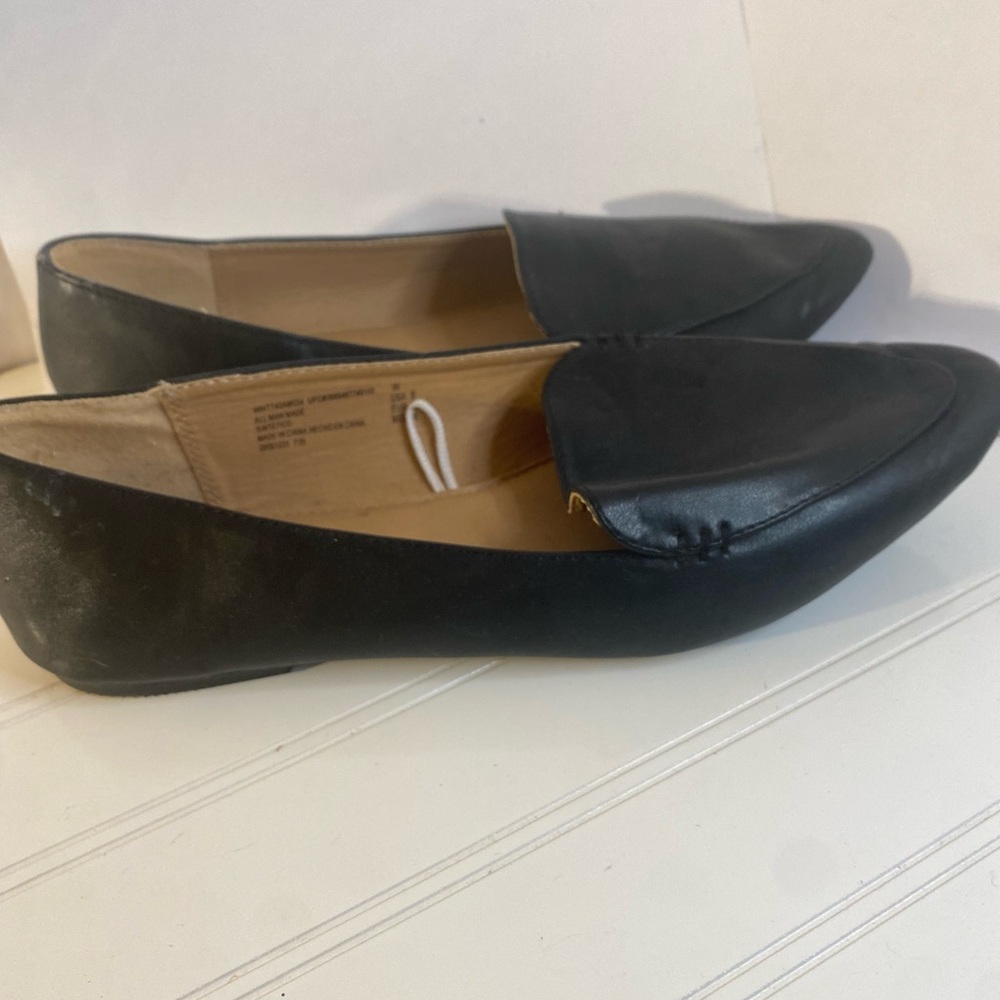 💎3 FOR $15 Time and Tru Black Slip-On Loafers